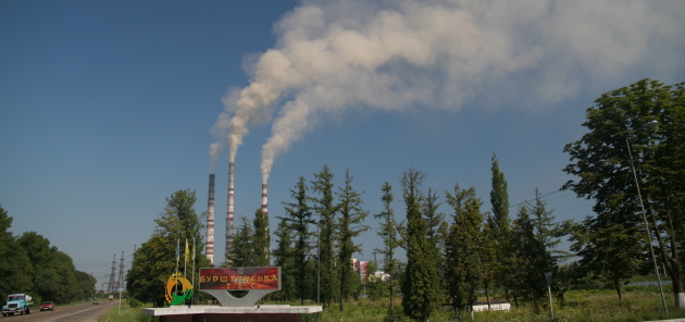 Burshtinska kulkraftværk, Ukraine
