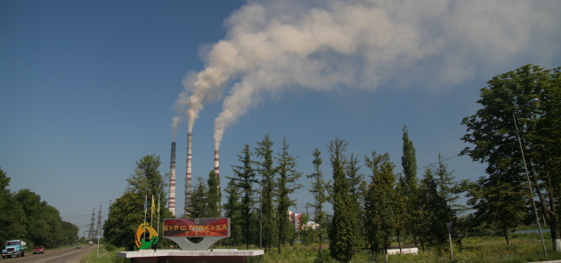 Burshtinska kulkraftværk, Ukraine